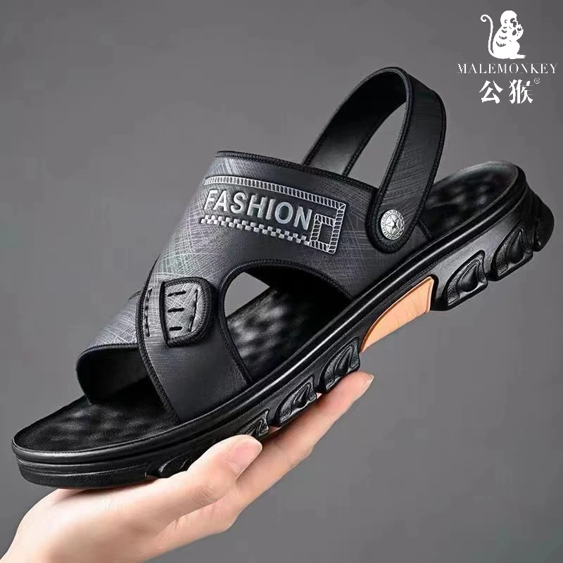 公猴夏季爆款男鞋百搭软底凉拖鞋运动休闲透气防滑户外外穿沙滩鞋