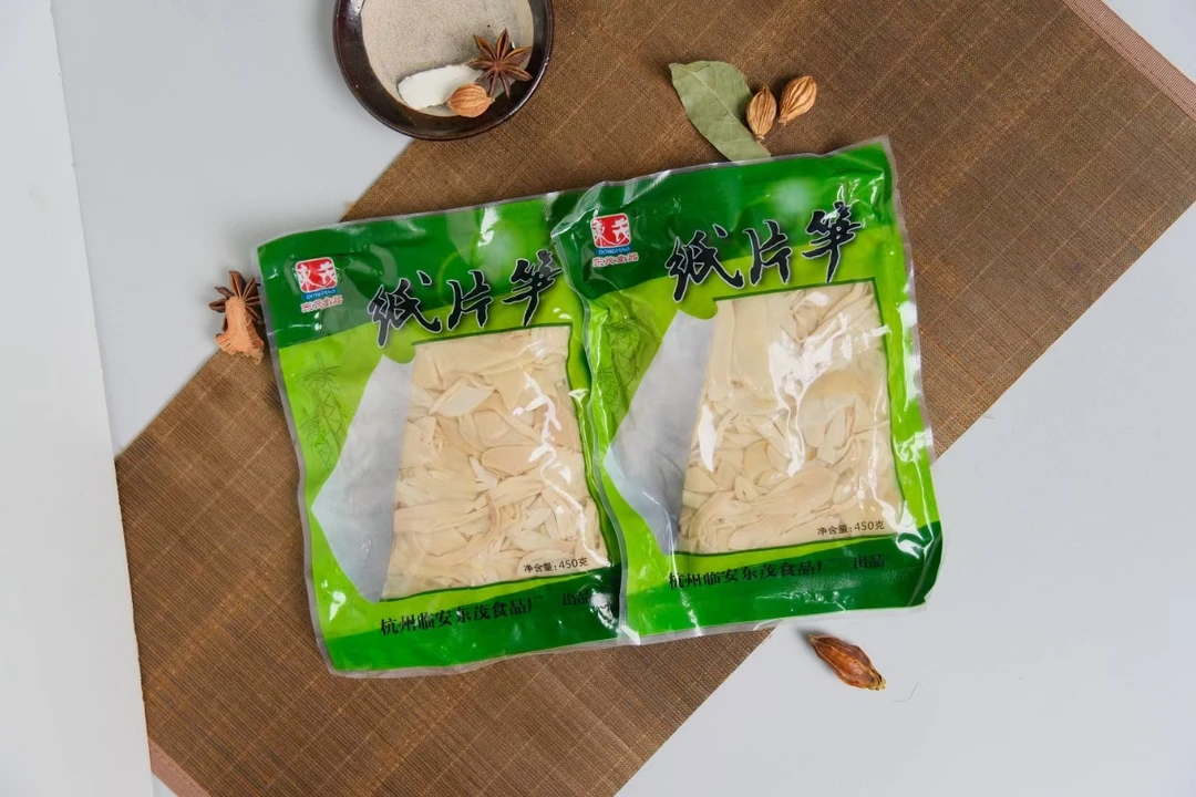 450克清水纸片笋，采用鲜嫩毛笋制作而成，各种烹饪方法，餐桌必备