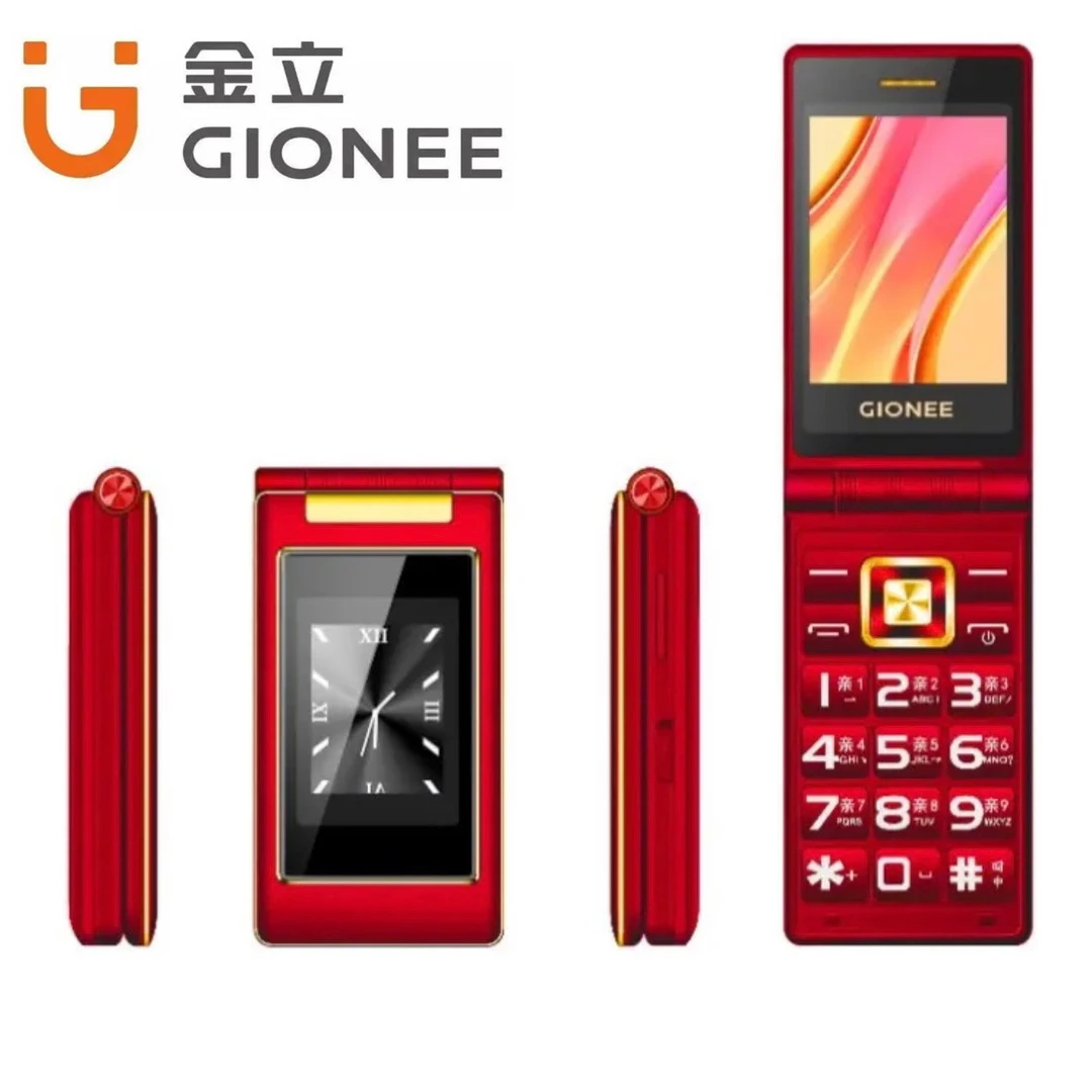 金立（GIONEE）F15+大翻盖4G全网通老年手机全语音王报名字报时间