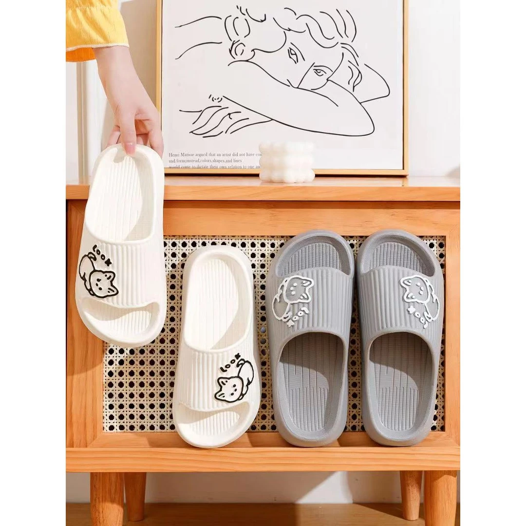 防滑厚底女款凉拖男士浴室拖鞋软底夏季情侣静音耐磨舒适ol泡沫拖