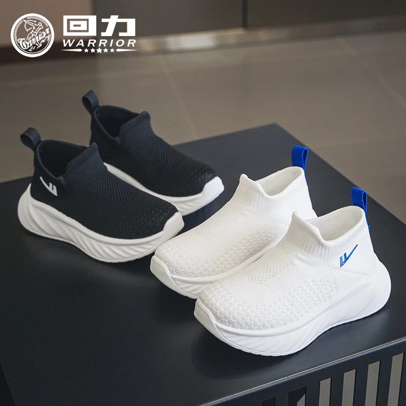 回力儿童跑步运动鞋网面透气飞织椰子鞋2025年春季大女童鞋子凉鞋