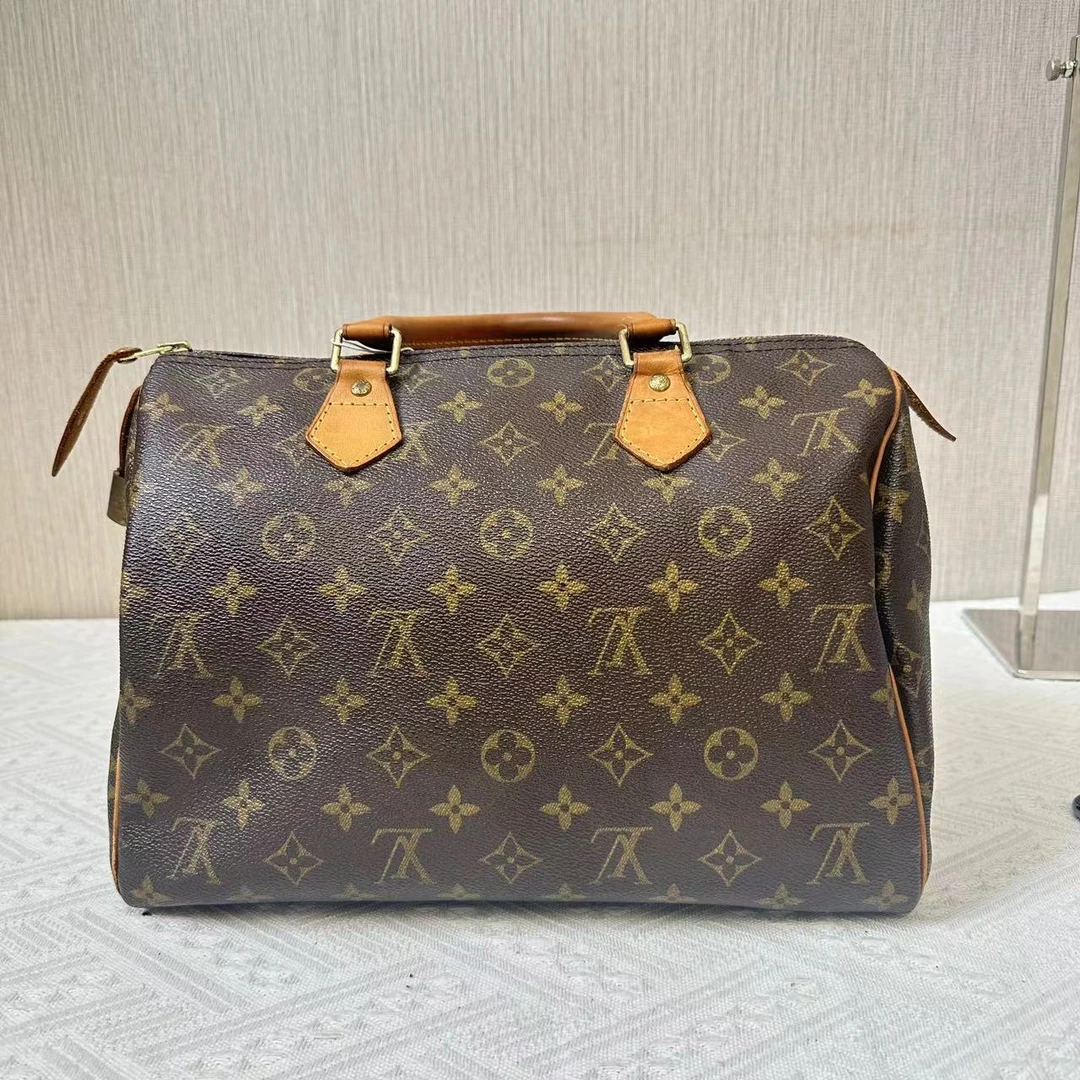 95新 LouisVuitton/路易威登 speedy30无肩带中古