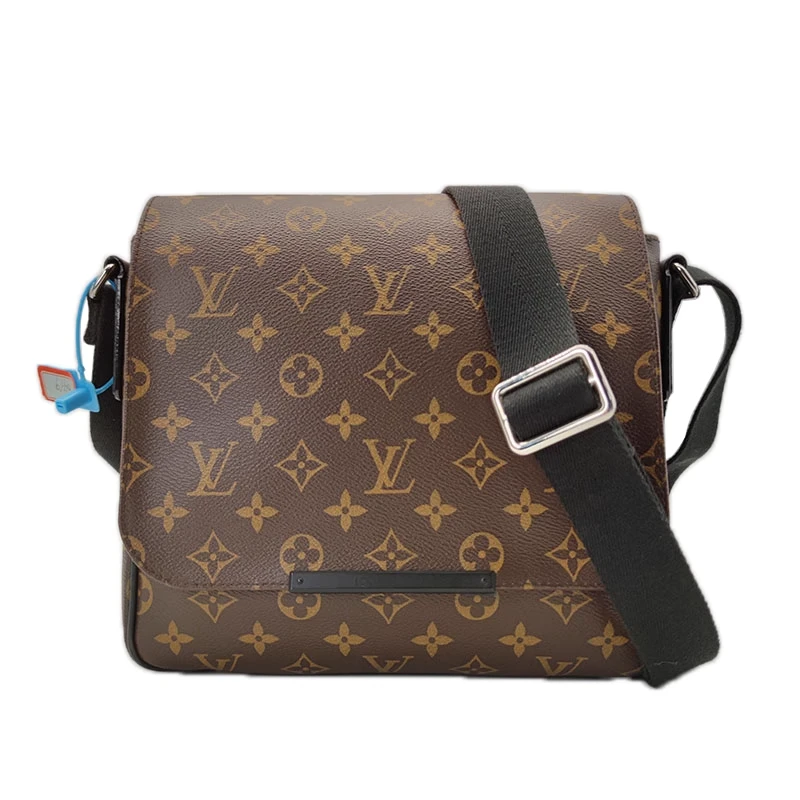 90新 LouisVuitton/路易威登 老花邮差包男士小号时尚单肩斜挎