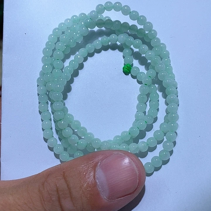 翡翠颈饰未镶嵌项链