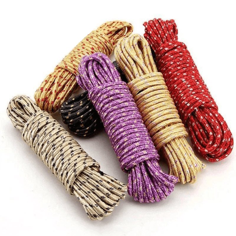 【2条尼龙绳】10米晾衣绳尼龙耐防滑捆绑晒衣绳晒被子绳子