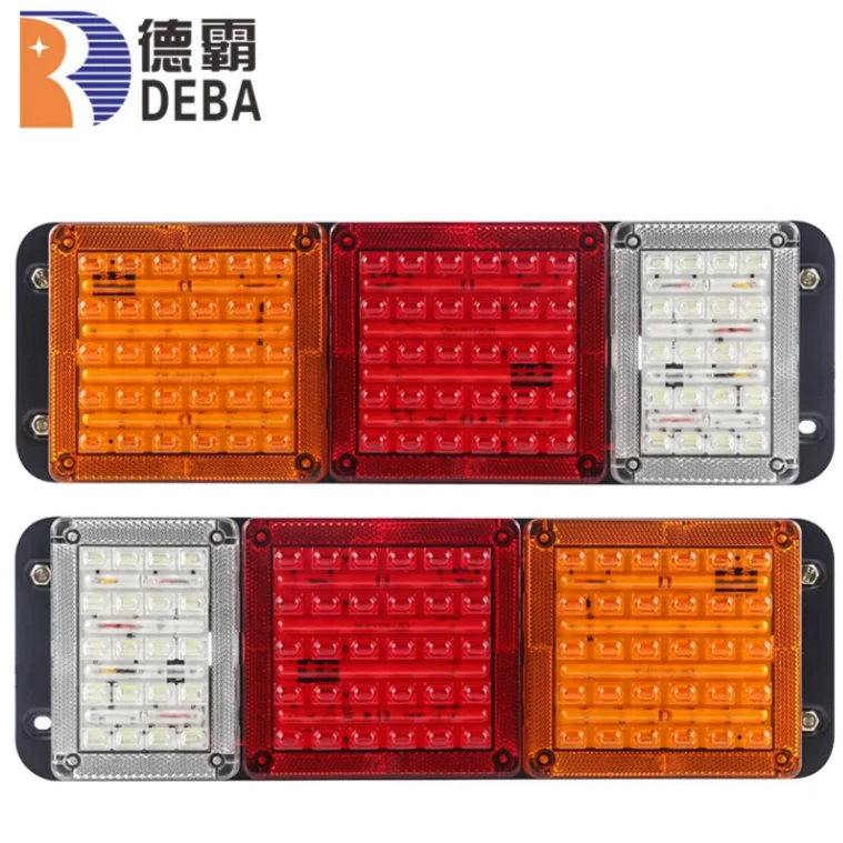 德霸通用高品质巨能王卡车货车透镜后尾灯总成 防水 超亮 超薄