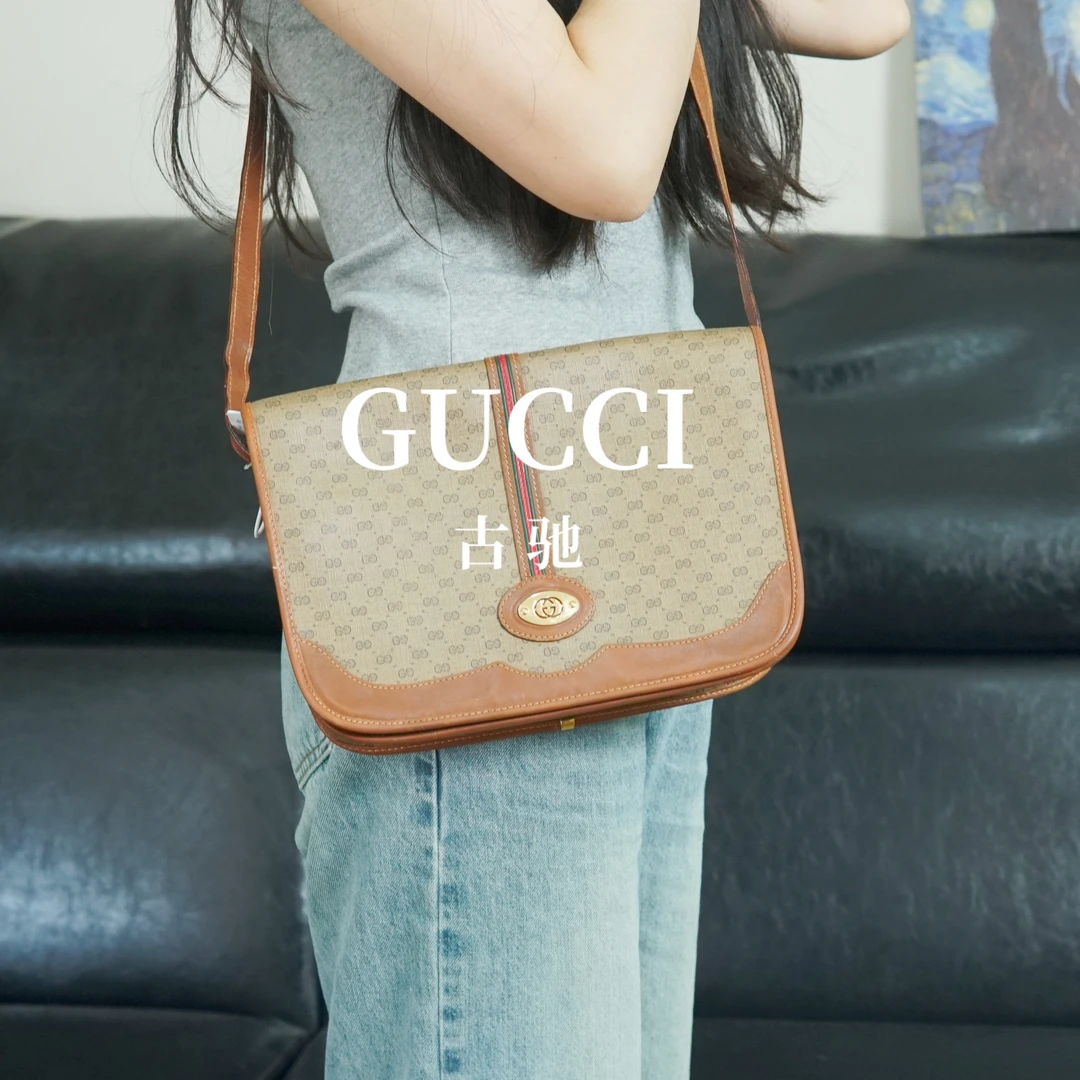 95新 GUCCI/古驰 老花斜挎包/JJ09708219/8219