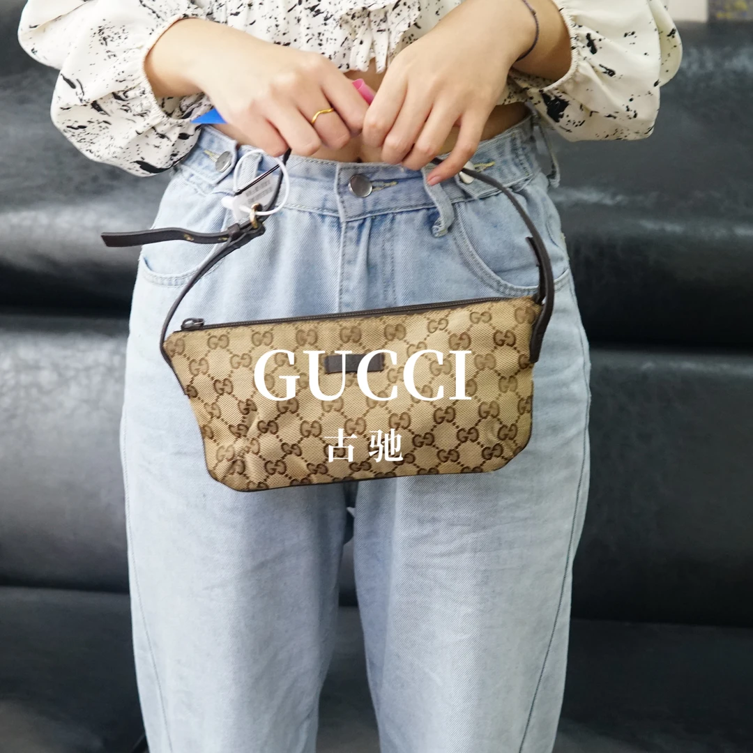 95新 GUCCI/古驰 老花手拎包/F4SP09423080/3080