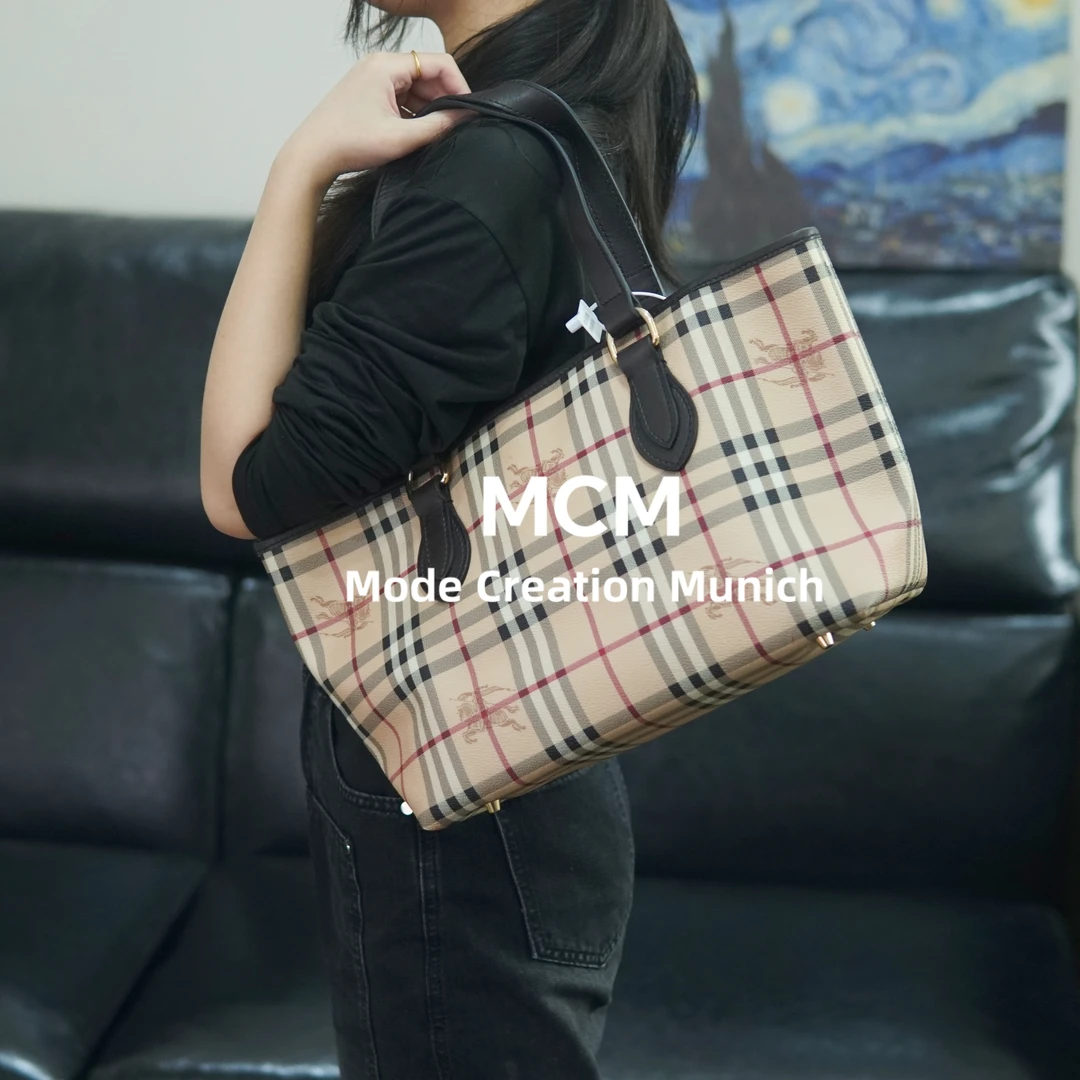 95新 BURBERRY/博柏利 巴宝莉/格纹单肩包/AF09730002/09