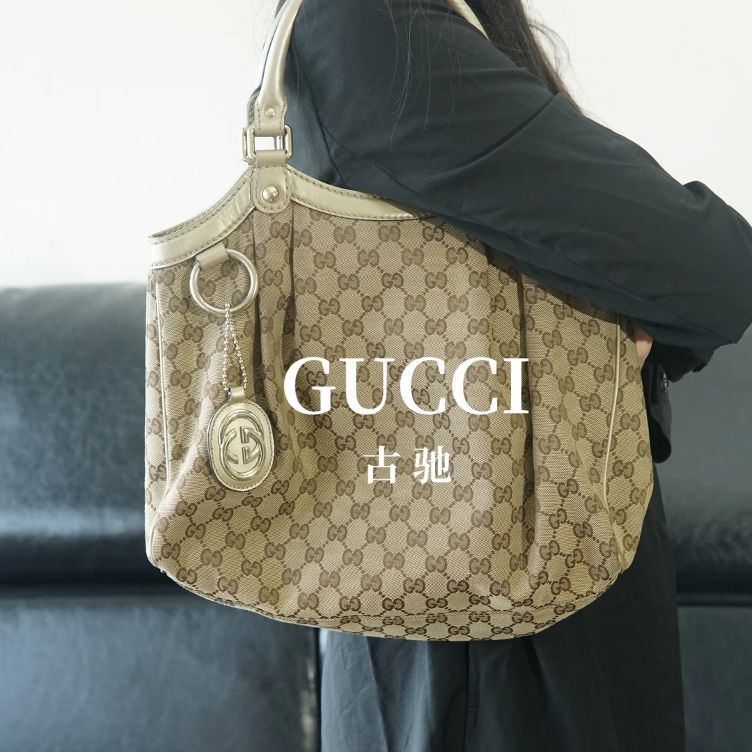 95新 GUCCI/古驰 老花单肩包/EE07527056/7056