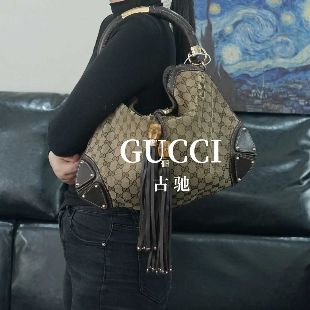 95新 GUCCI/古驰 老花单肩包/ZH10121554/1554
