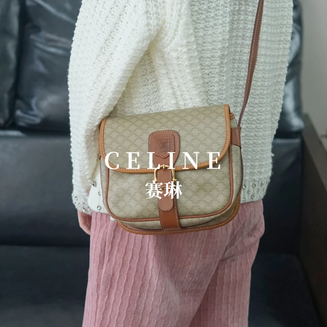 95新 Celine/思琳 老花斜挎包/SC10518059/8059