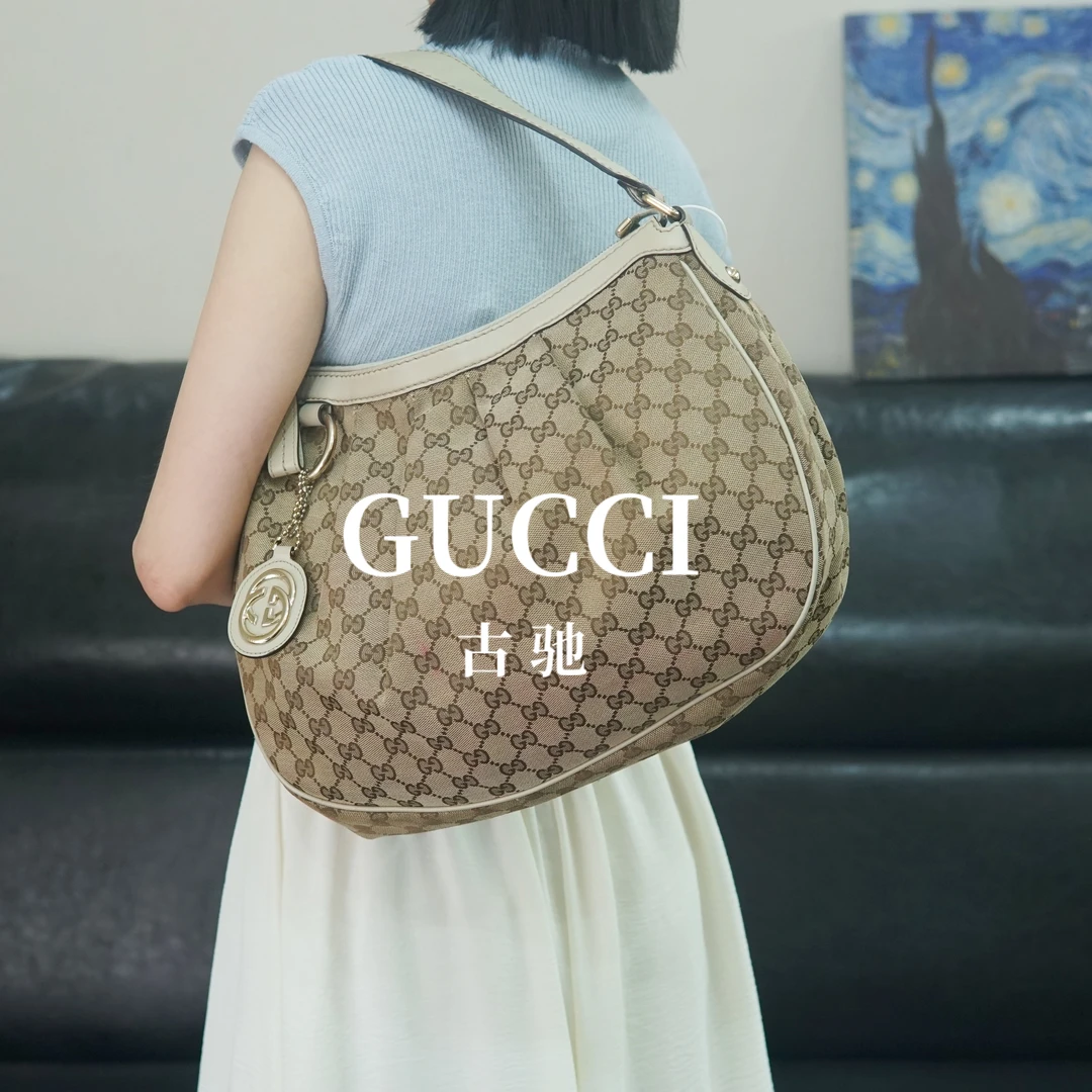 95新 GUCCI/古驰 老花单肩包/ZZ09617508/7508
