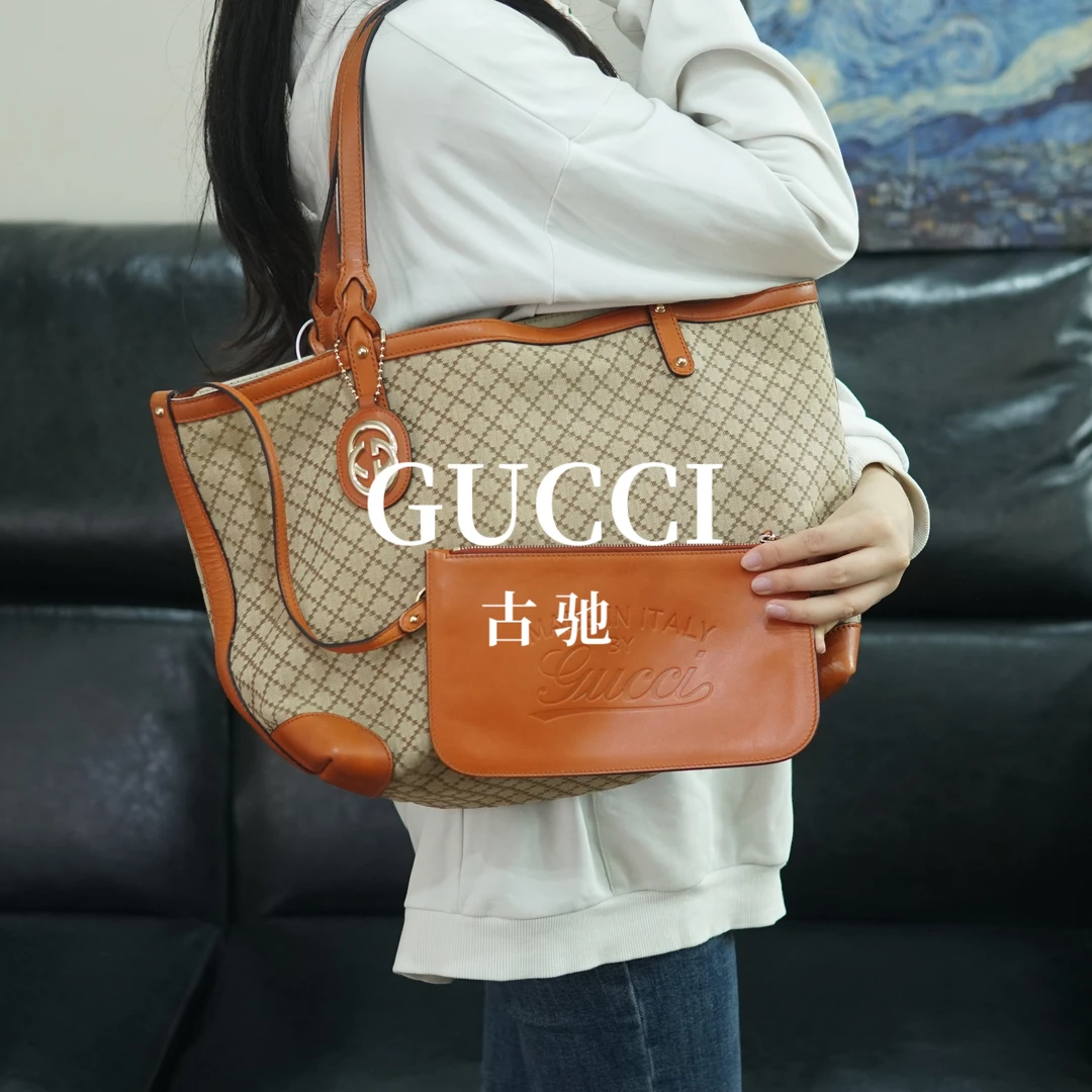 95新 GUCCI/古驰 老花单肩包/AF09730508/0508