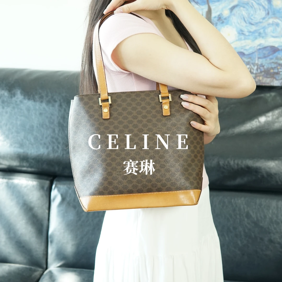 95新 Celine/思琳 单肩老花包/瑟琳/JJ08117215/7215
