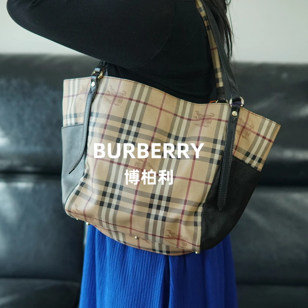 95新 BURBERRY/博柏利 格纹单肩包/FYTN07707013/7013