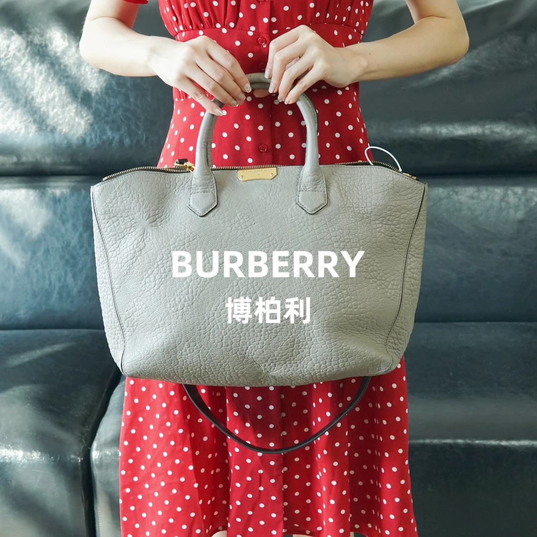 95新 BURBERRY/博柏利 紫芋色单肩包/TC08411048/1048