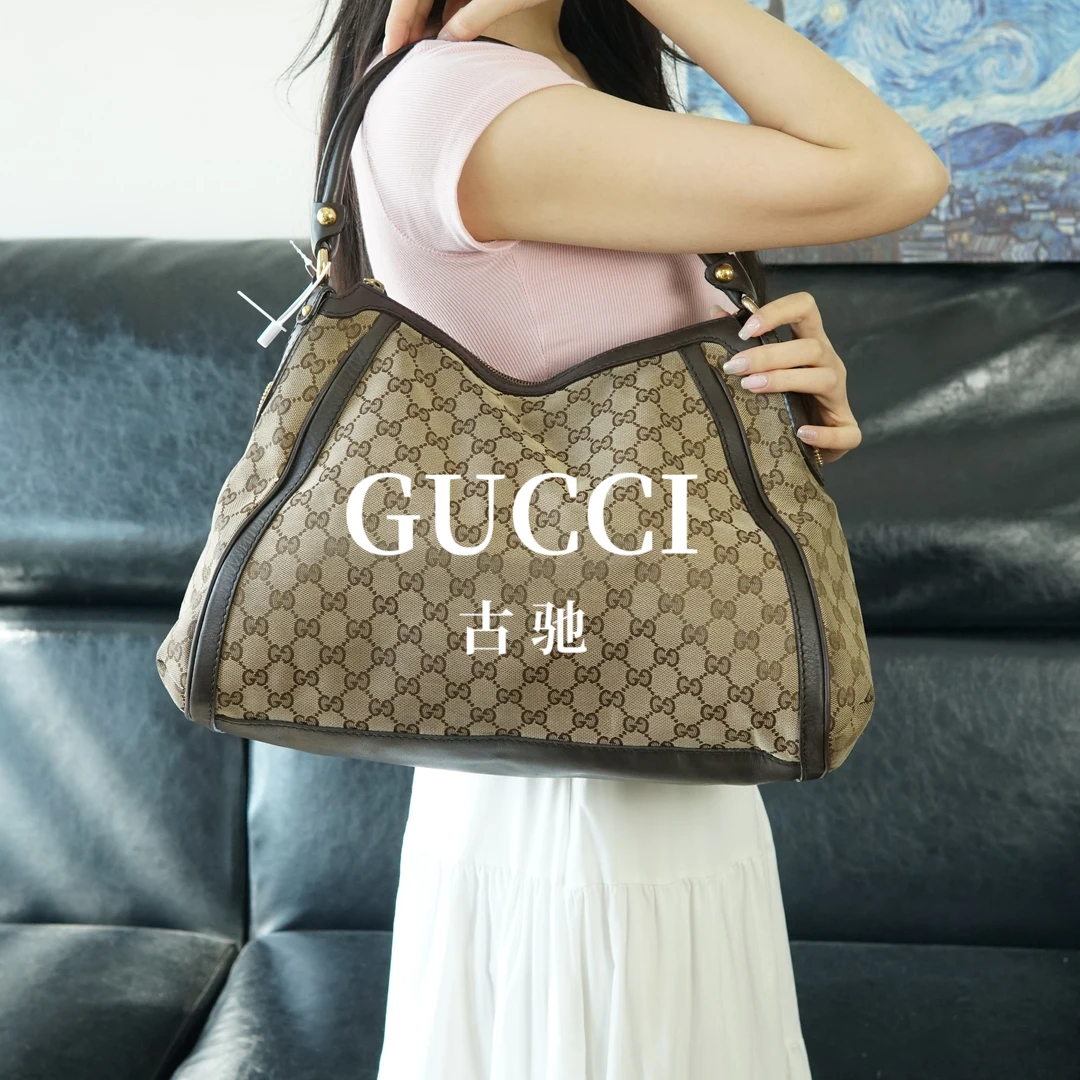 95新 GUCCI/古驰 老花单肩包/NH08317207/7207