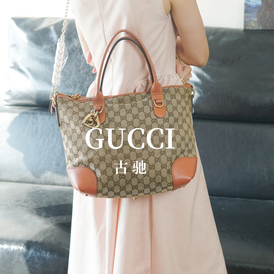 95新 GUCCI/古驰 老花单肩斜挎包/HZ09501023/1023