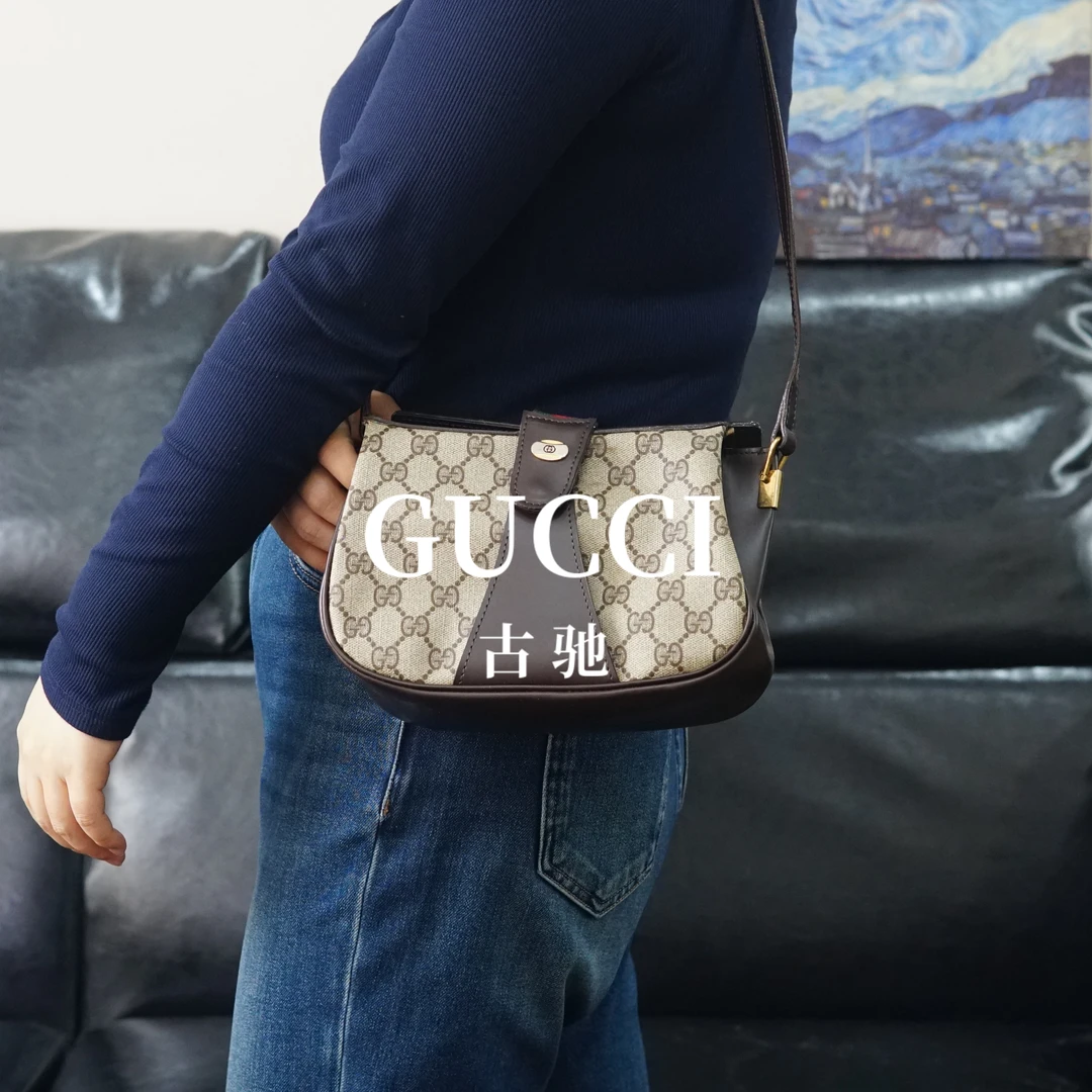 95新 GUCCI/古驰 老花单肩包/FYJJ11109116/9116