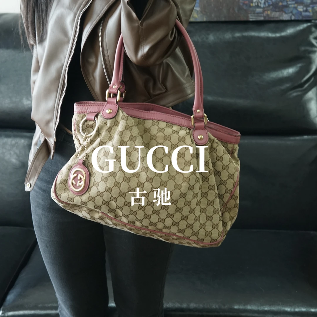 95新 GUCCI/古驰 老花手提包/WT10510039/0039/优
