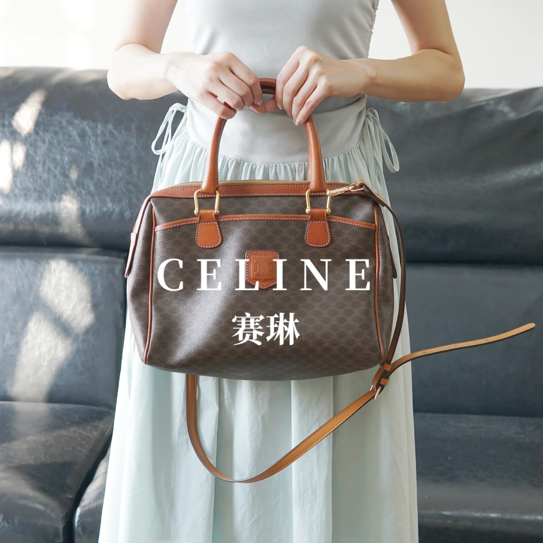 95新 Celine/思琳 celine老花手提斜挎包/JJ08913611/3611