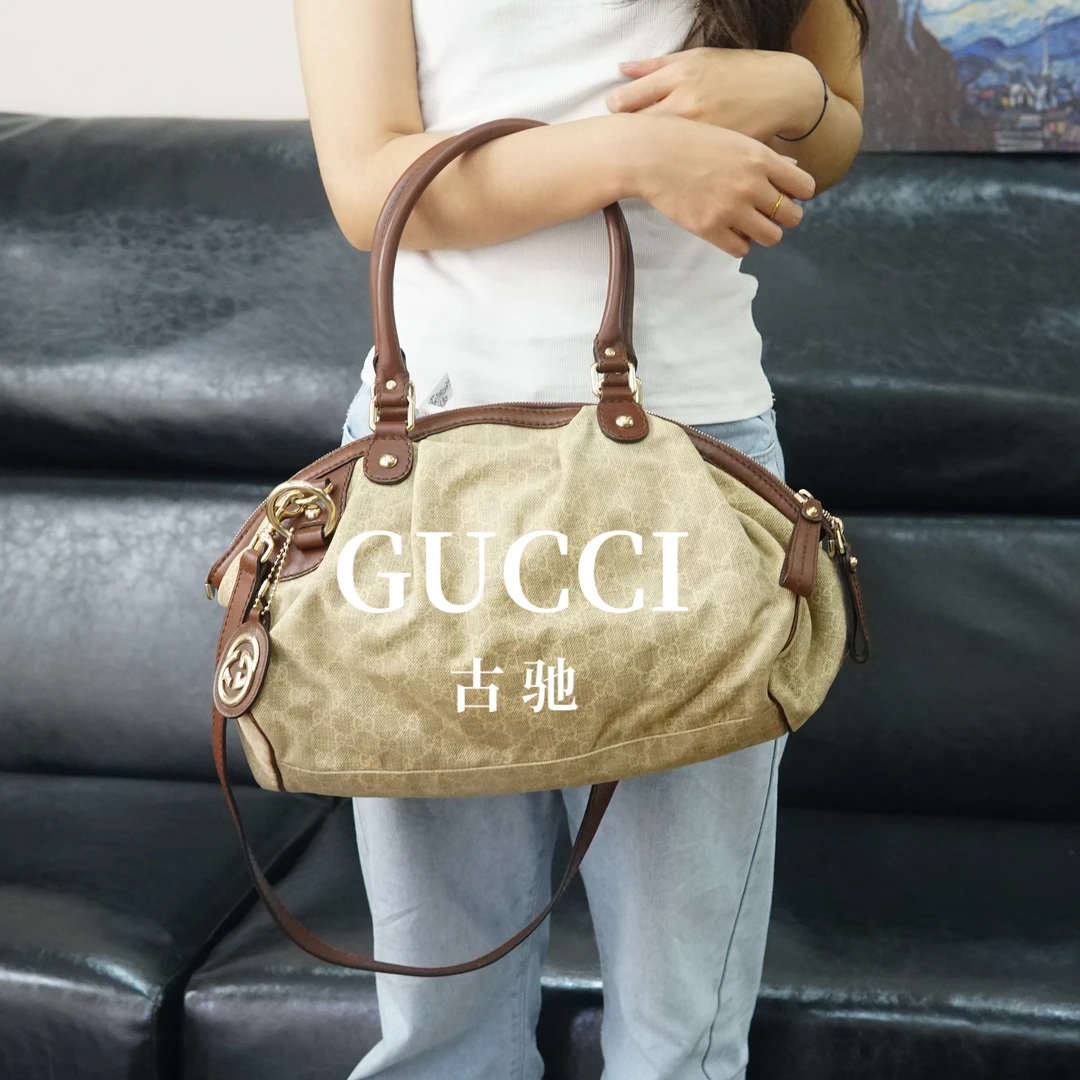 95新 GUCCI/古驰 斜挎包/FYWJ10312075/2075