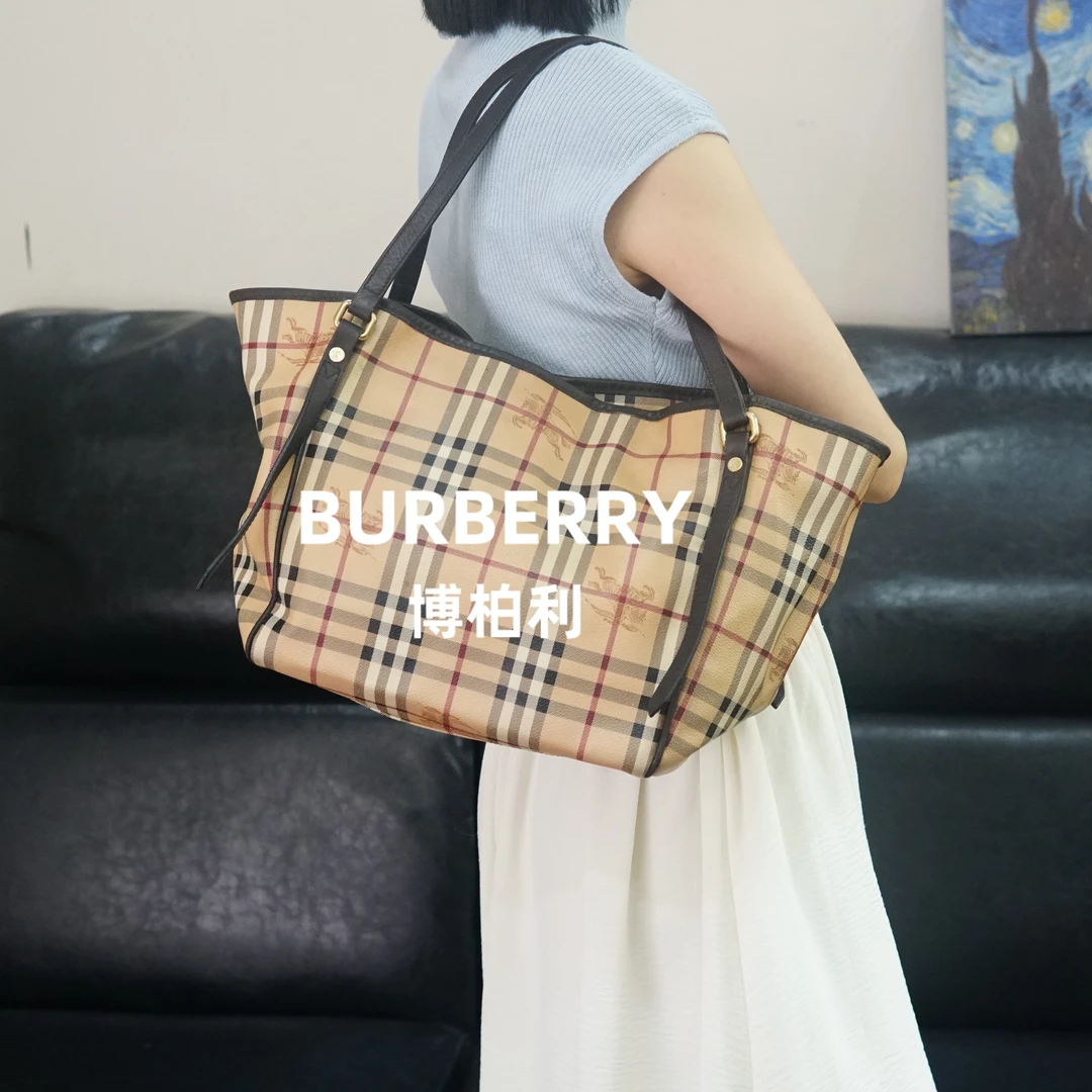 95新 BURBERRY/博柏利 格纹单肩包/ZZ09615596/5596