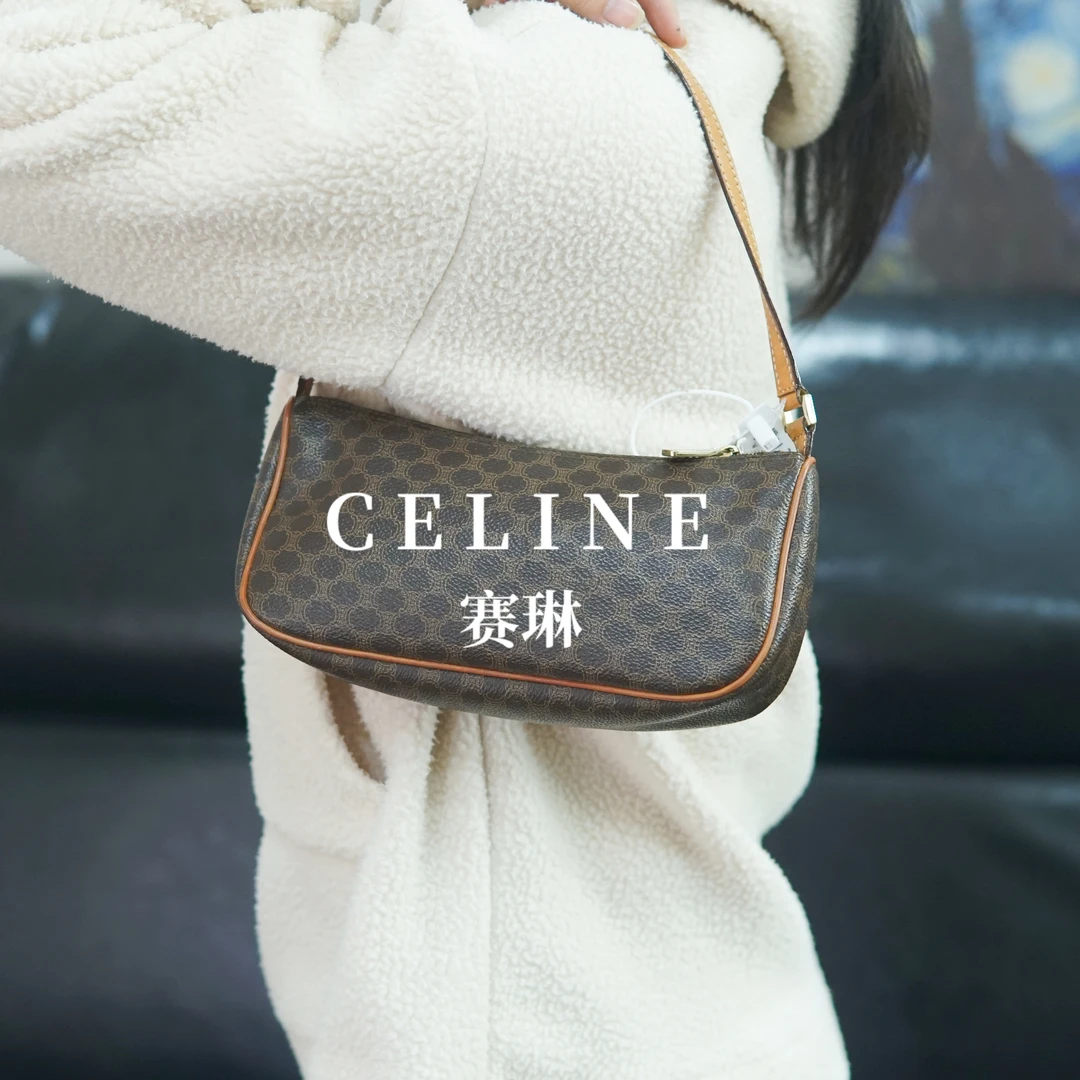 95新 Celine/思琳 老花单肩包/JJ09103202/09/3202