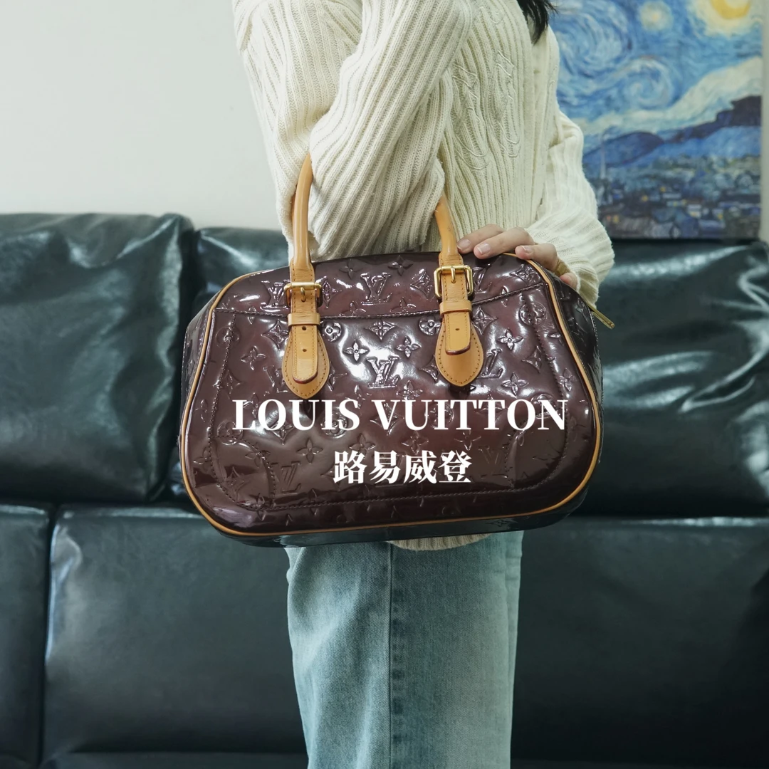 95新 LouisVuitton/路易威登 LV/漆皮单肩包/FYXH10505034/5034