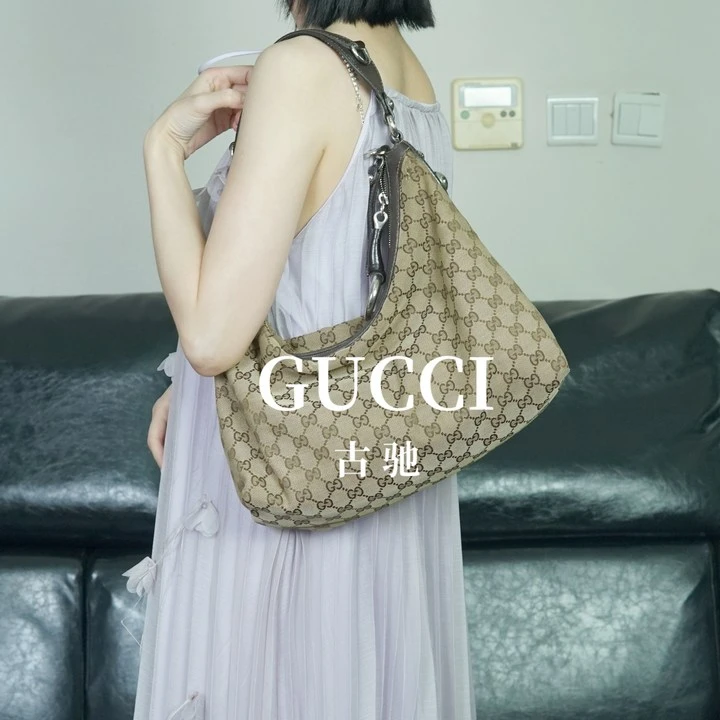 95新 GUCCI/古驰 老花单肩包/fyzc08401037/1037