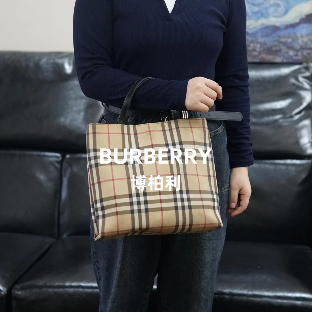95新 BURBERRY/博柏利 格纹单肩包/SK11612728/2728