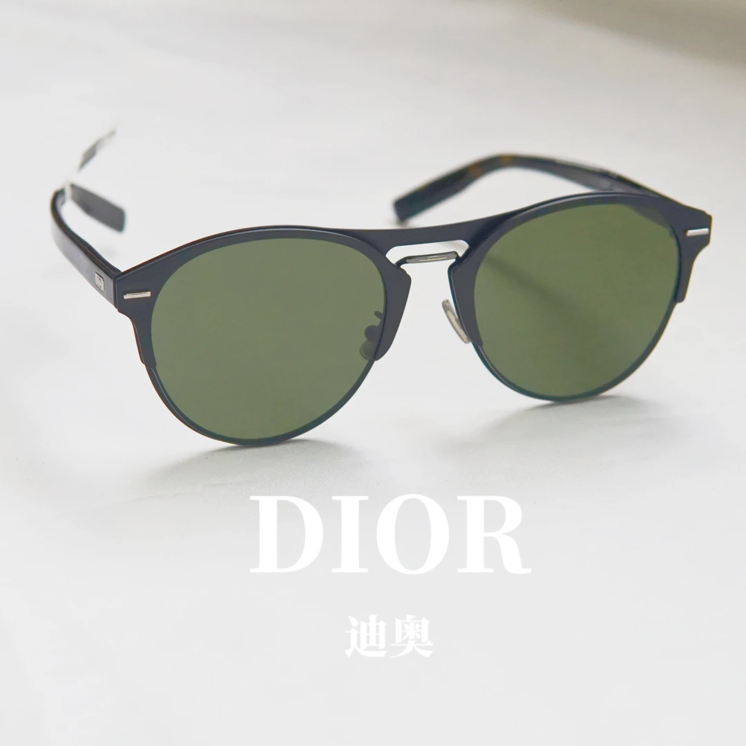 95新 DIOR/迪奥 茶色眼镜/WS11628001/8001