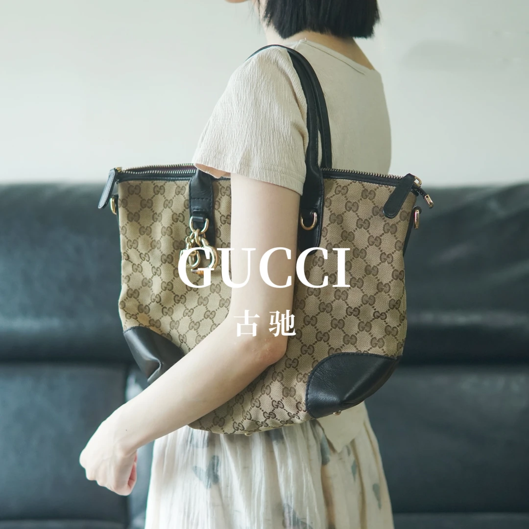 95新 GUCCI/古驰 老花单肩包/ZZ07416060/6060