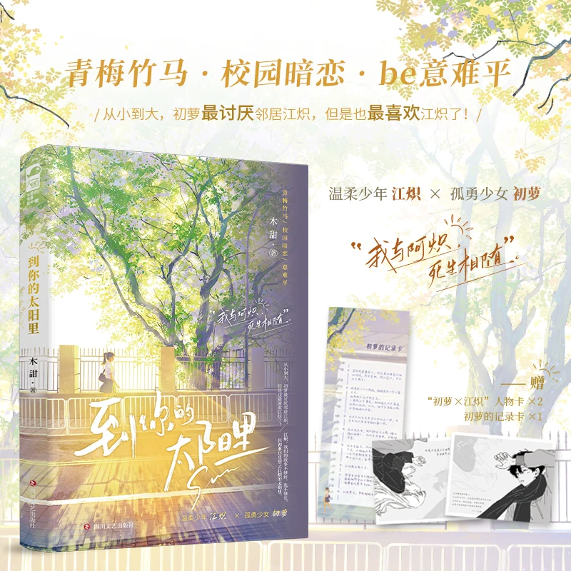 印特签【大鱼文学】到你的太阳里 木甜著 校园暗恋虐BE意难平