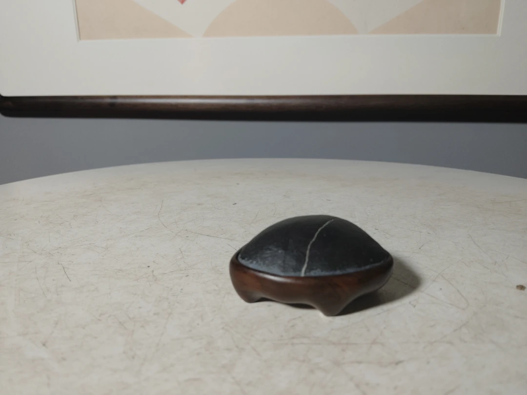 中国灵璧石头皮小山子