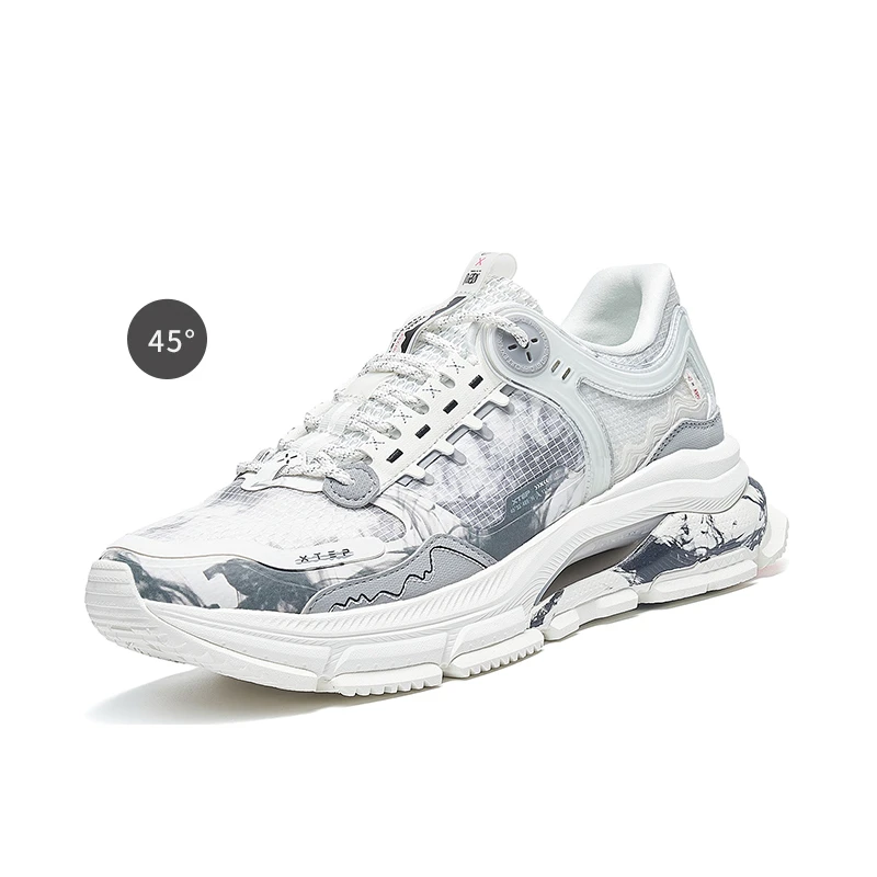 XTEP/特步山海系列【茶马羌韵】男款老爹运动时尚百搭镂空减震鞋