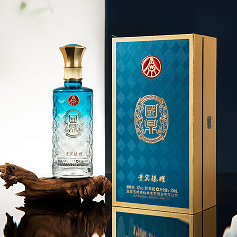 国鼎五粮液贵宾臻耀 总厂酒 浓香型纯酿白酒单支礼盒52度