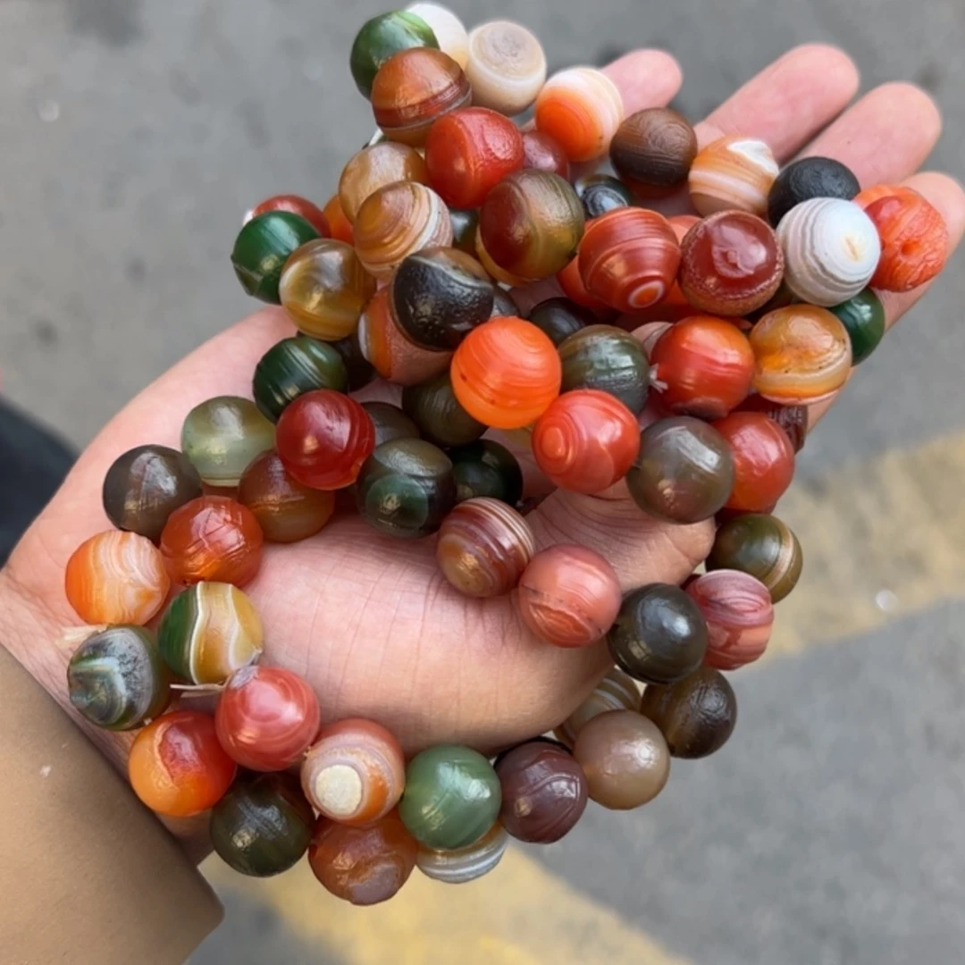 【闪购商品】玛瑙/玉髓手串未镶嵌多样性发货拍一发一