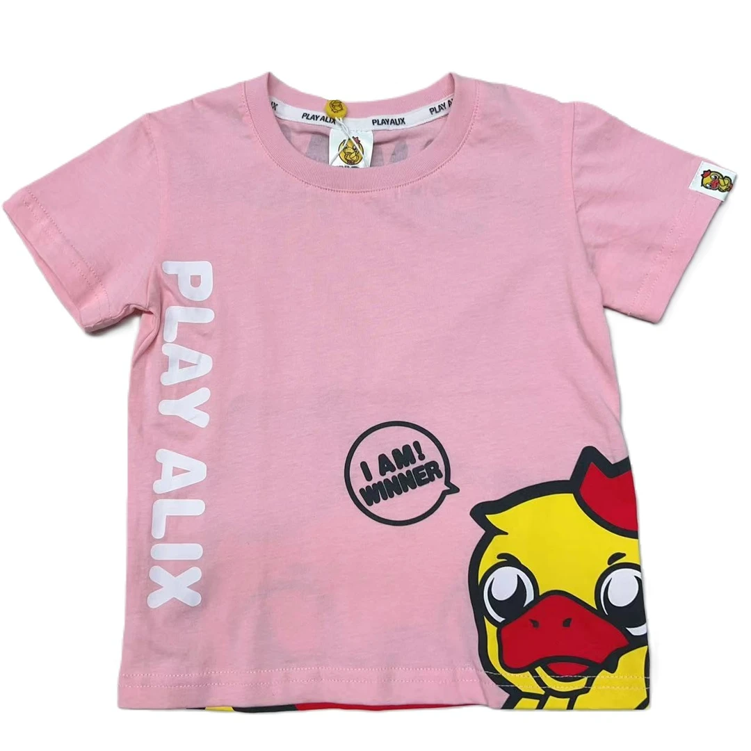 001-100儿童夏季时尚百搭休闲可爱男女童T恤【麒麟】