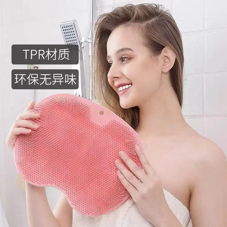 懒人搓背神器按摩洗澡刷浴室洗脚搓澡垫防滑垫硅胶吸盘搓脚垫