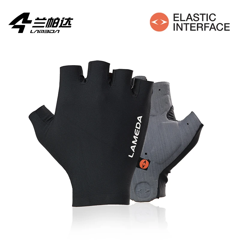 LAMBDA/兰帕达新款双箭头男女春夏半指触屏公路山地车装备月影