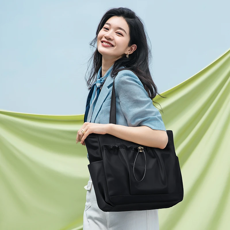GOLF/高尔夫轻便休闲单肩包通勤包时尚女士托特包15寸电脑包女包