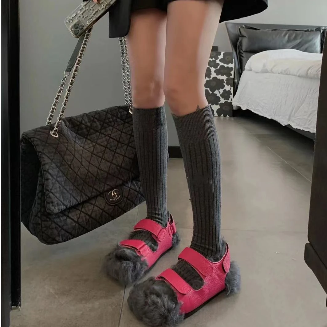 秋冬新款坑条小腿压力袜#AL9112