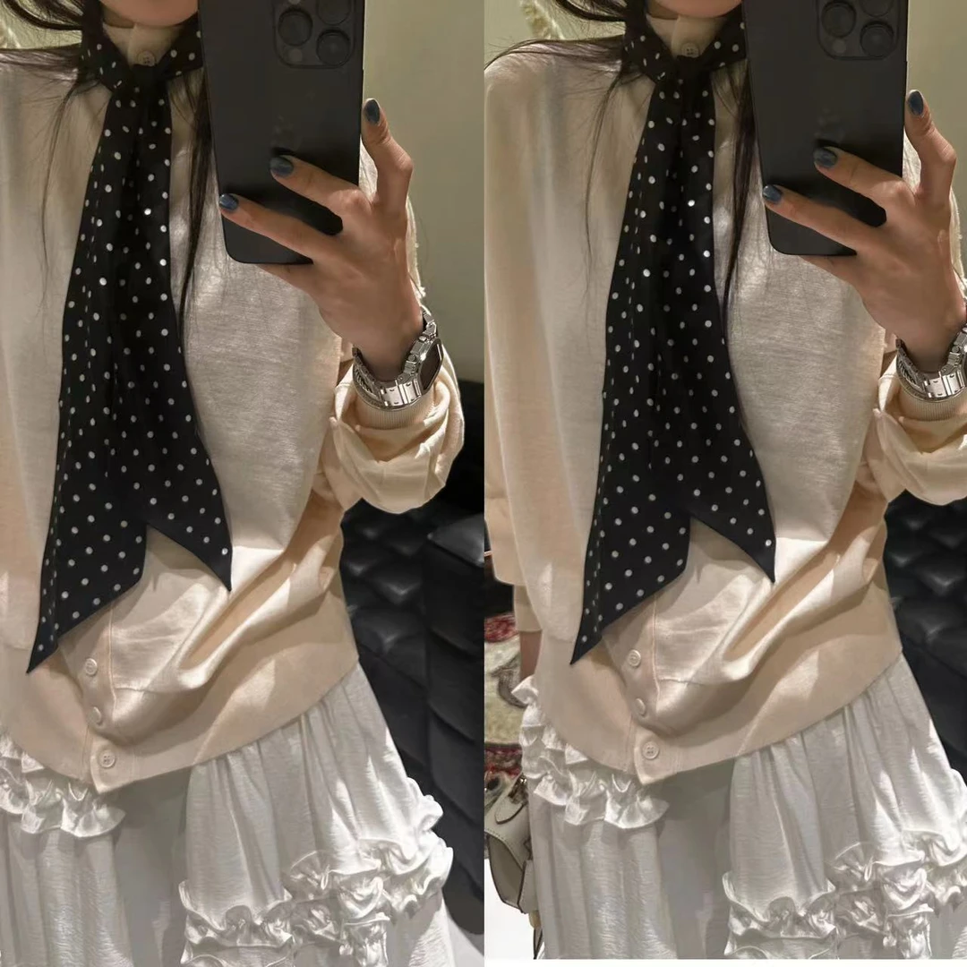 十三行-百搭排扣小高领上衣针织衫#b5362