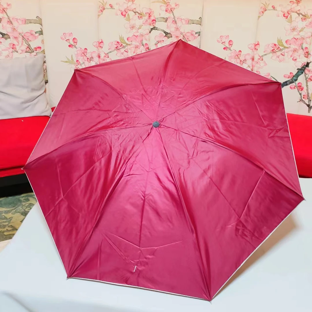 LL【粉丝专属】折叠轻巧家用防紫外线手动防晒雨伞