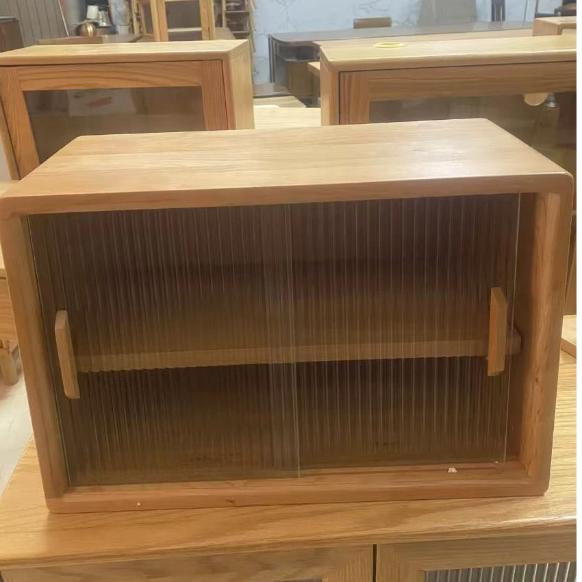 实木餐边柜多功能桌面收纳柜碗碟水杯咖啡杯茶具柜展示柜置物架