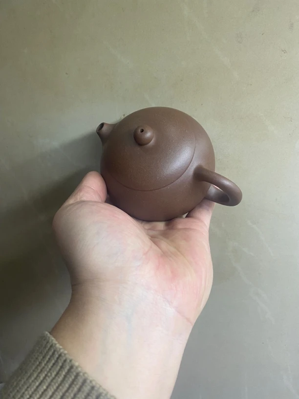 宜兴紫砂壶朱泥壶黄龙山原矿