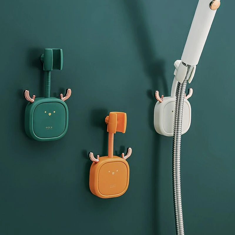 免打孔花洒支架洗浴万向淋浴头固定神器可调节喷头挂座喷头墙座底