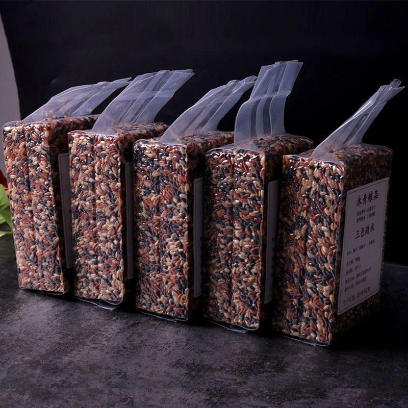 三色糙米新5斤低脂红米黑米糙米健身孕妇五谷杂粮胚芽饭500g/袋